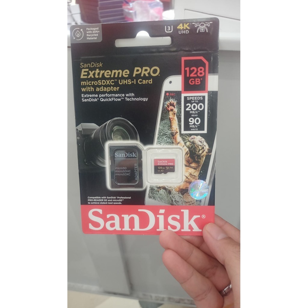 MMC SANDISK 128GB TRF C10 200 EXT PRO
