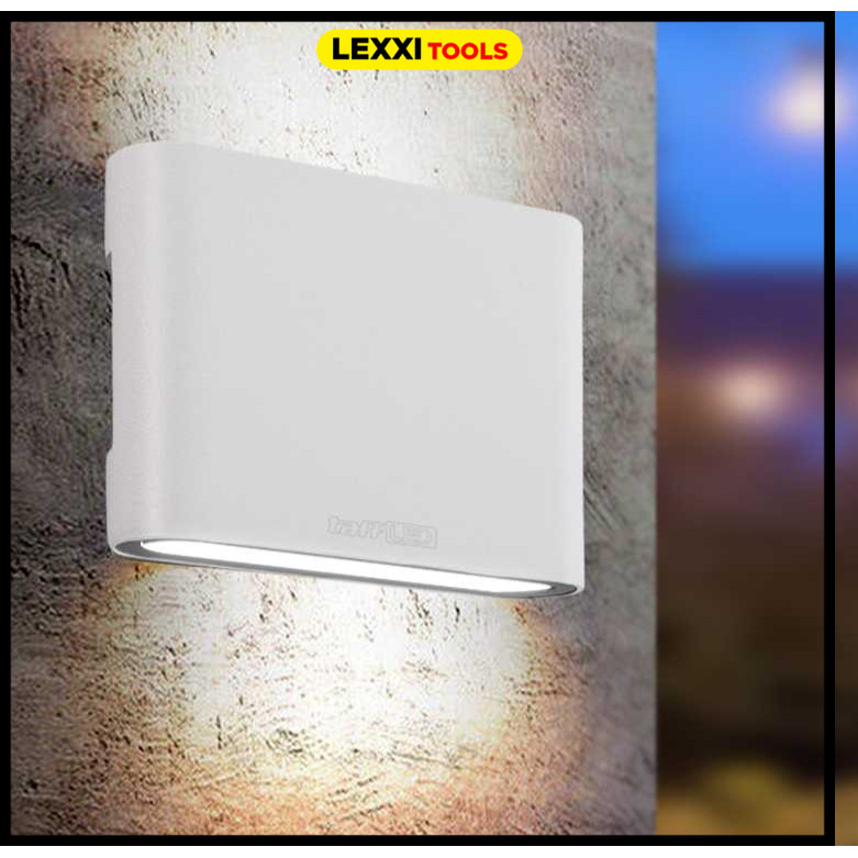 Lampu Dinding Tahan Air TaffLED Lampu Teras Hias Modern Aluminium Waterproof Warm White 6W - RF-01