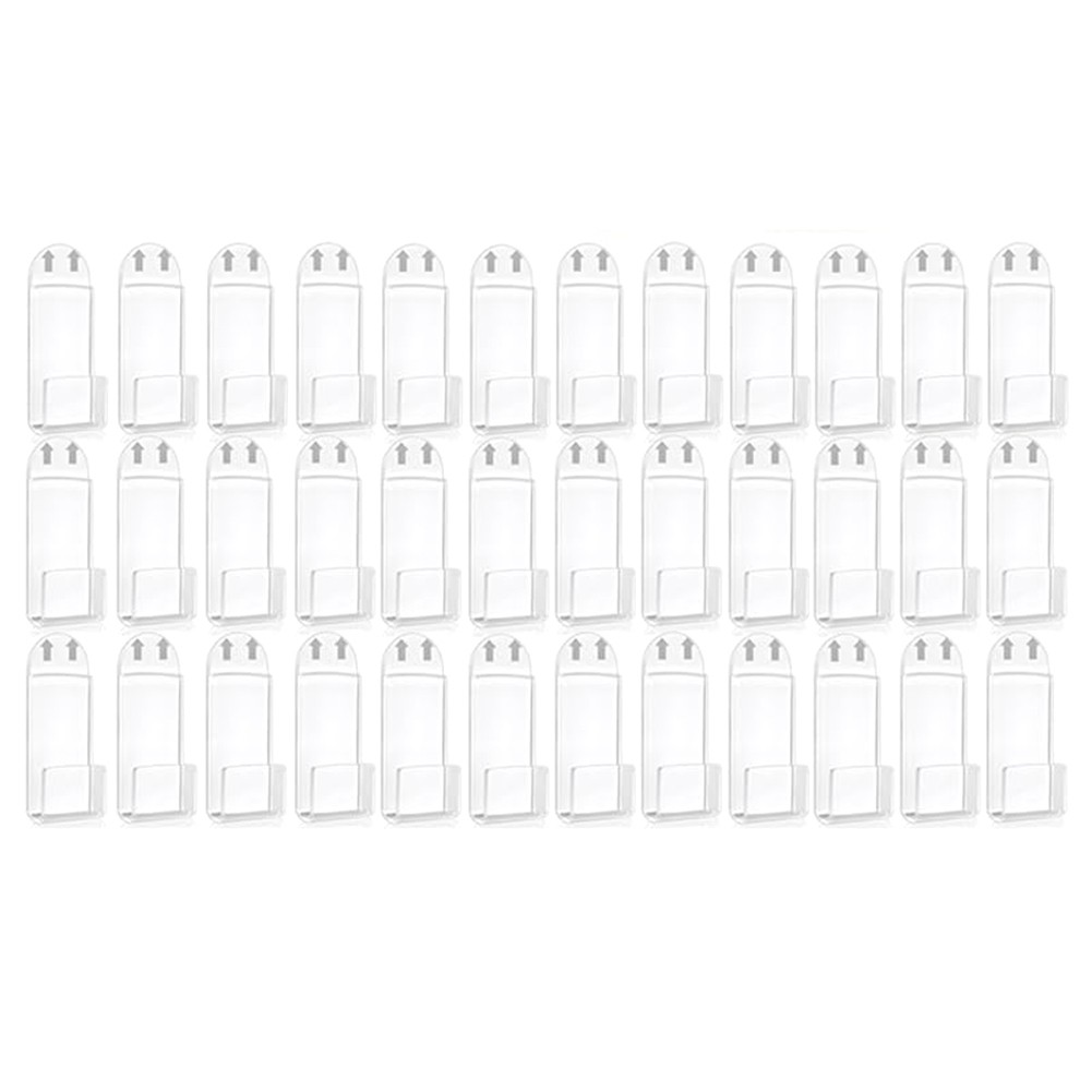 

Vinyl Record Wall Mount Display Holder No Screws,36 PCS Acrylic Vinyl Record Holder Self Adhesive Clear No Drill Vinyl