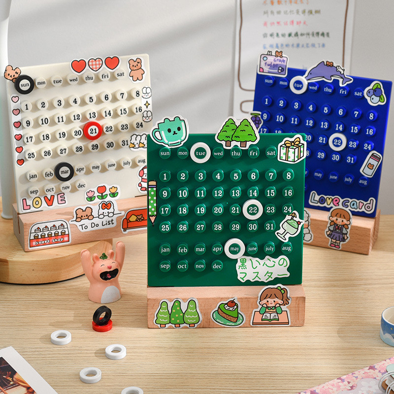 

Mi.more Kalender Meja Abadi Permanent Calendar Diy Kalender