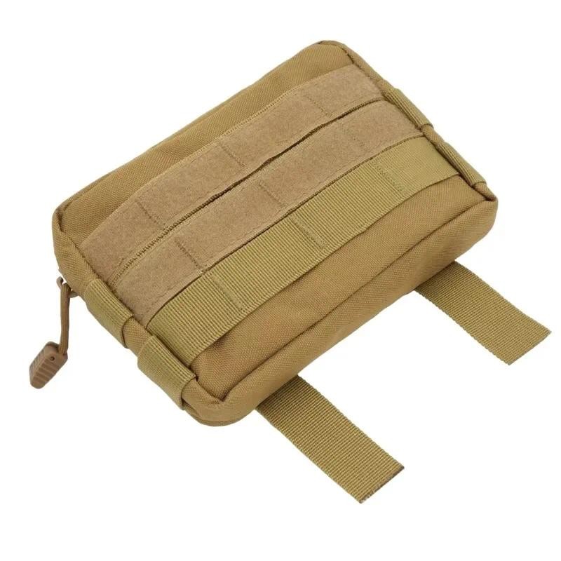Molle Utility EDC Waist Bag Tactical Pouch Medical First Aid Bag Belt Pouch Outdoor Sports Hunting B