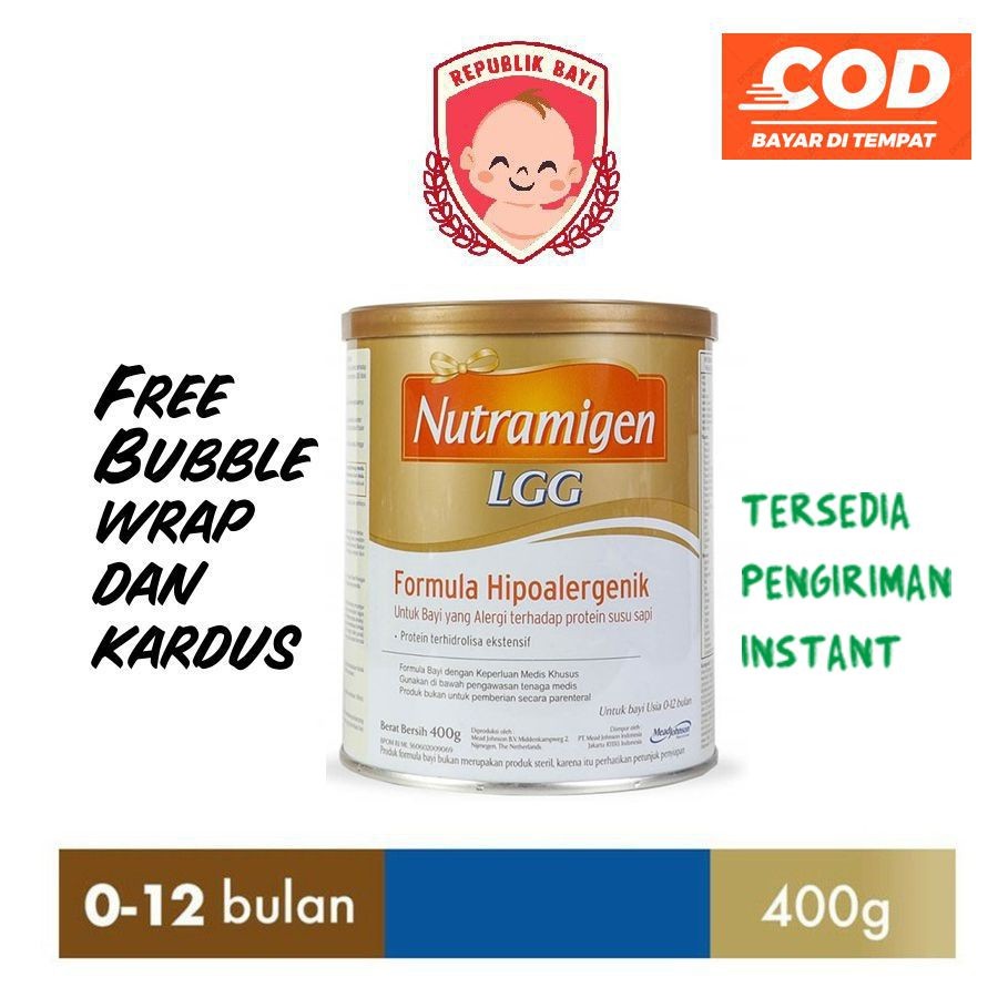 Nutramigen LGG 400 gram 400gr 400 gr Free Bubble Wrap Dus Packing