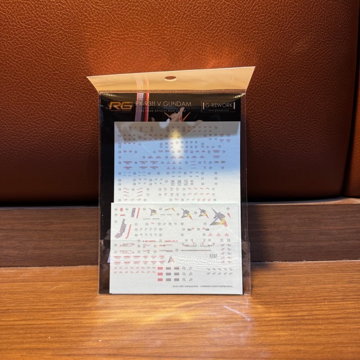 Water Decal RG RX-933FF V Nu Gundam Fukuoka by G-REWORK