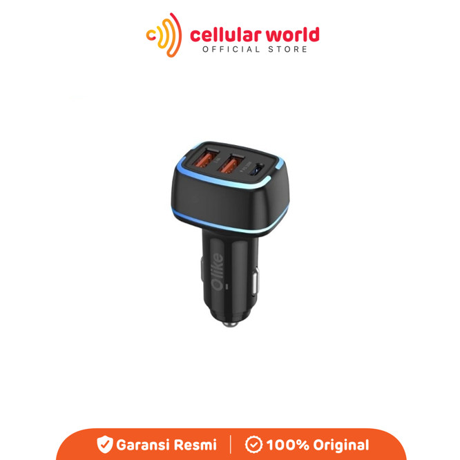 Olike R3 Power Car Charger 3 Port [Garansi Resmi]
