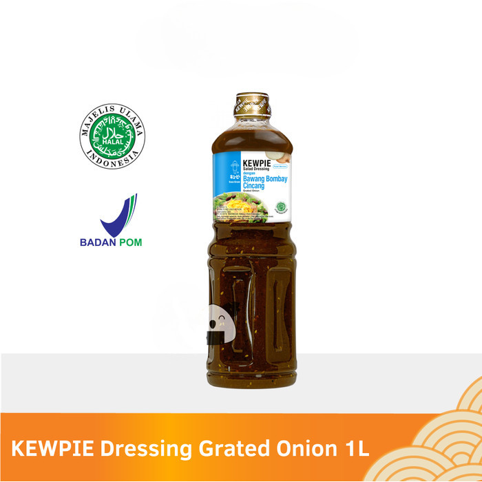 

KEWPIE Salad Dressing Grated Onion 1 liter │ Saus Salad