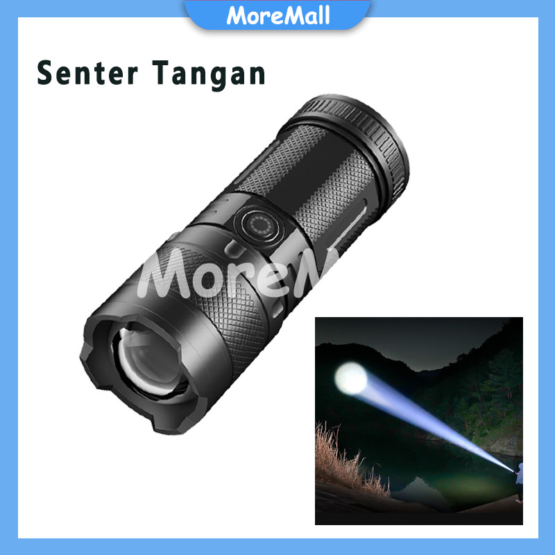 Senter Led Laser / Senter Super Terang Waterproof LED