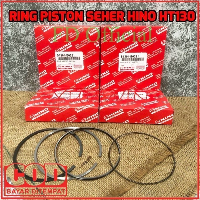 RING PISTON HT130 - RING SEHER HINO DUTRO 130HT HT130 SET