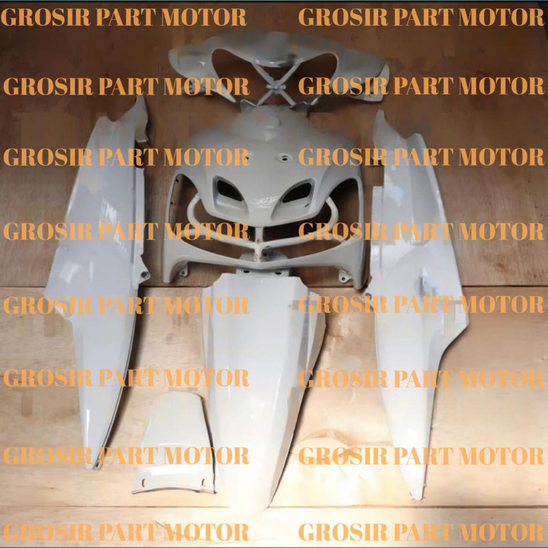Body Mio Sporty Full Set 2008-2011 putih Body Halus Mio Sporty Mio New