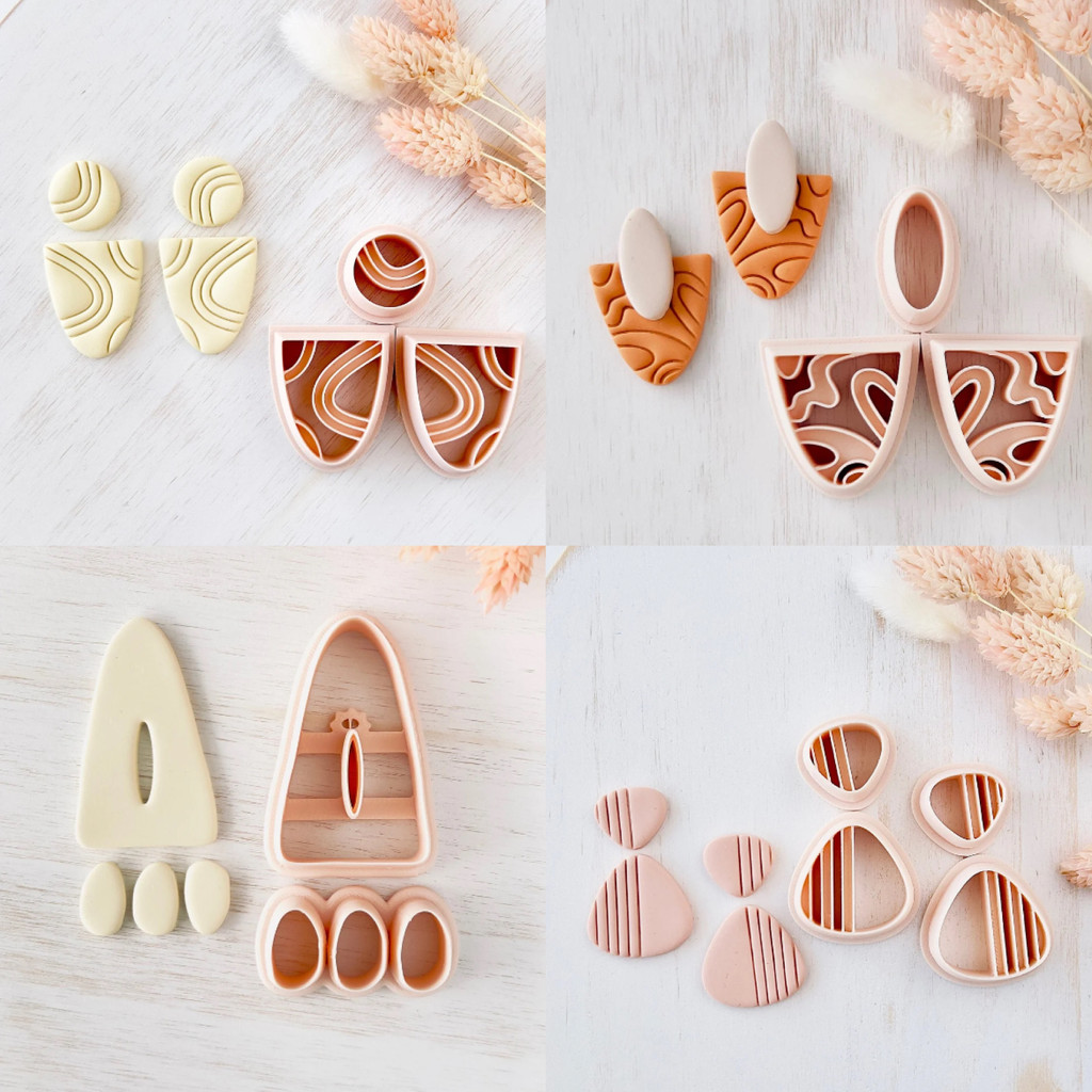 

Polymer Clay Earring Cutter, Dangle Clay Cutter, Abstract shape clay cutter, Dangle Clay Cutter, Abstract shape clay cutter