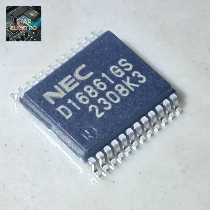 DnG27 D16861GS SSop-24 NEC D16861 GS IC Chip Driver Ignition Mobil ECU Nissan D16861G UPD16861GS