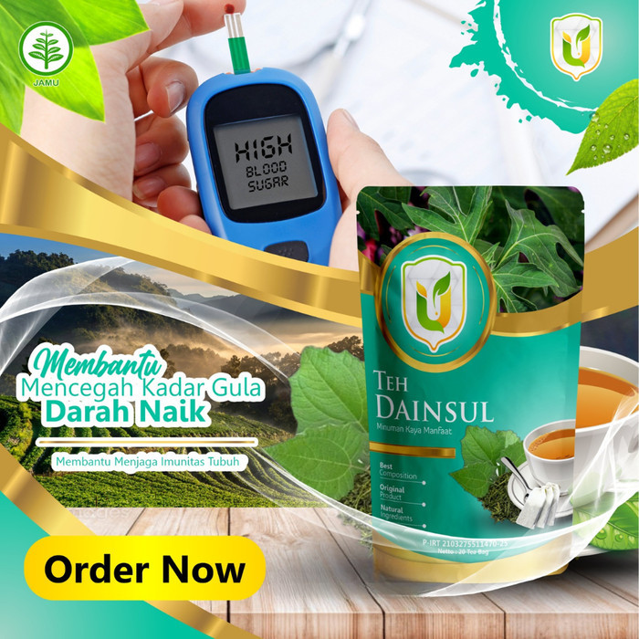

SALE 3.3 Herbal Teh Dainsul Premium Ekstrak Daun Insulin Teh Insuline Diabet
