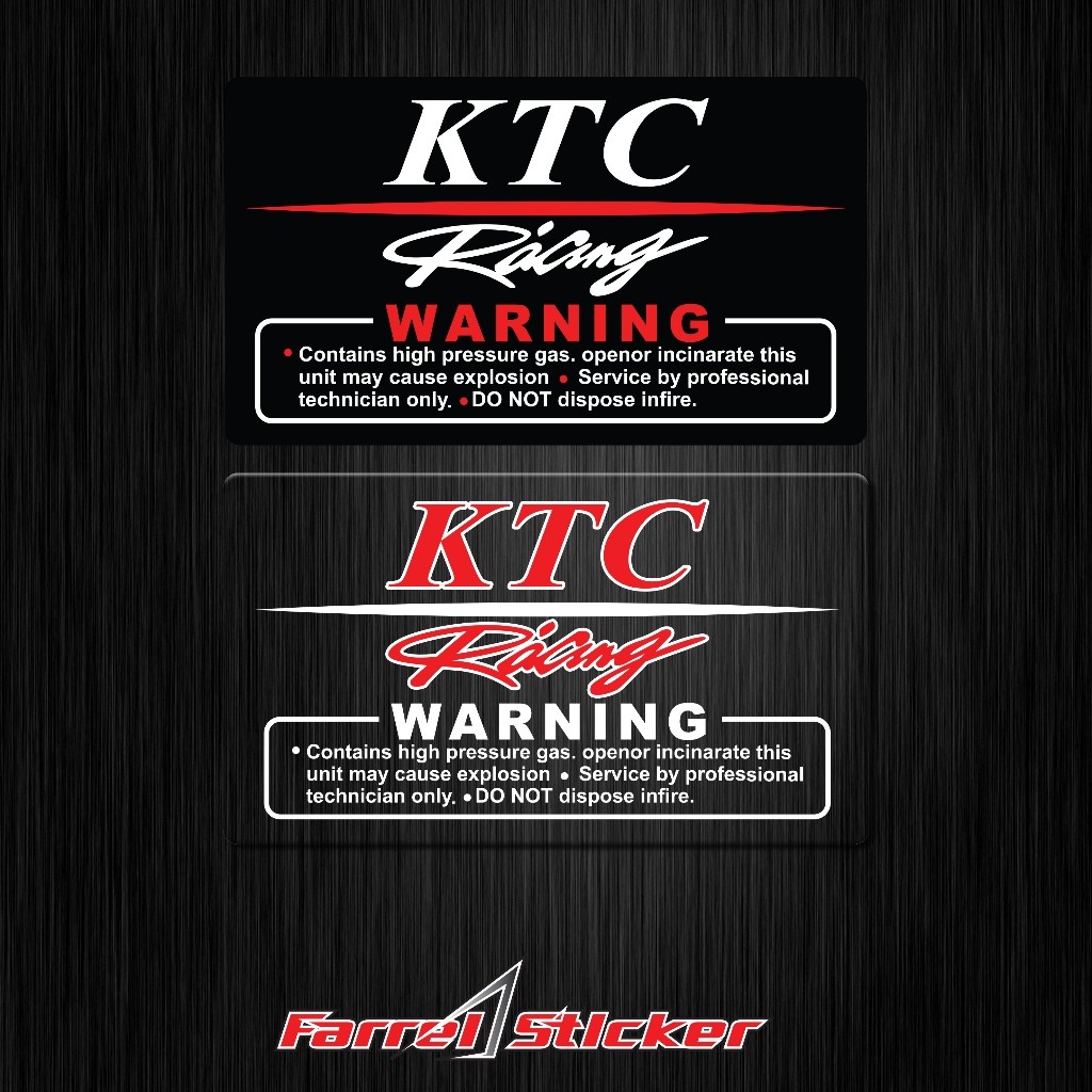 Sticker Shock KTC Stiker shock breaker kitaco