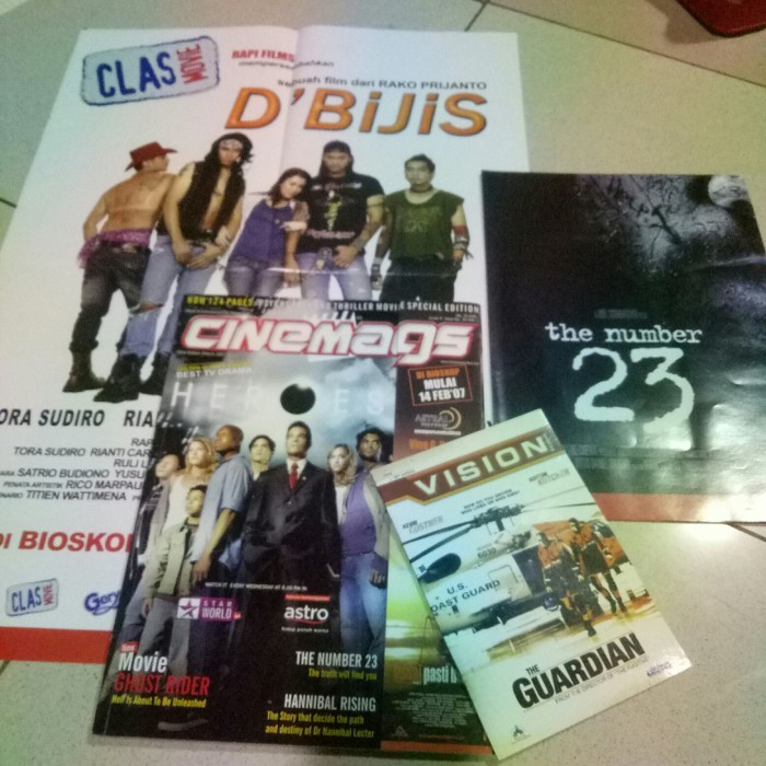 majalah CINEMAGS Match 2007(bonus stiker 3 buah dan buku catalog)