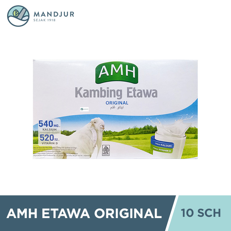 

AMH Etawa Original Isi 10 Sachet - Susu Kambing Etawa Original