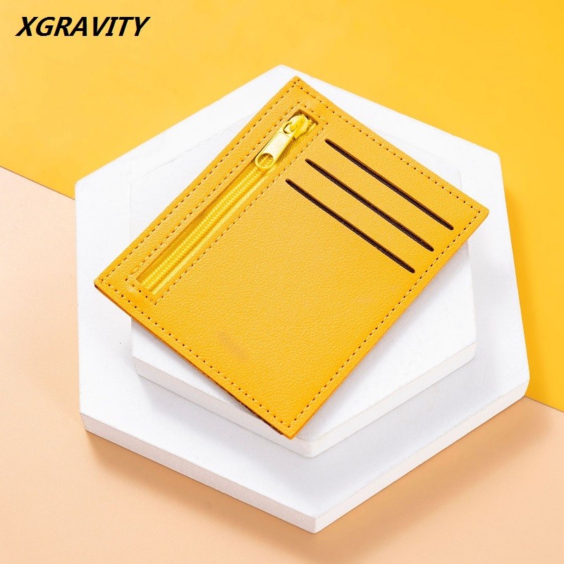 

Low Price Lady Fashion Casual Card Holders Female RFID Leisure ID Card Pack Makaron Color Soft PU Woman Purse Money Wallets H01