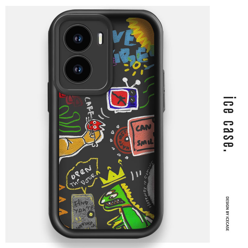 Soft Case Untuk Vivo Case V27e Y17 Y12 Y5s Y11s Y30g Vivo Y27 Y100 Premium Silicone Hitam Y66 Y17s S