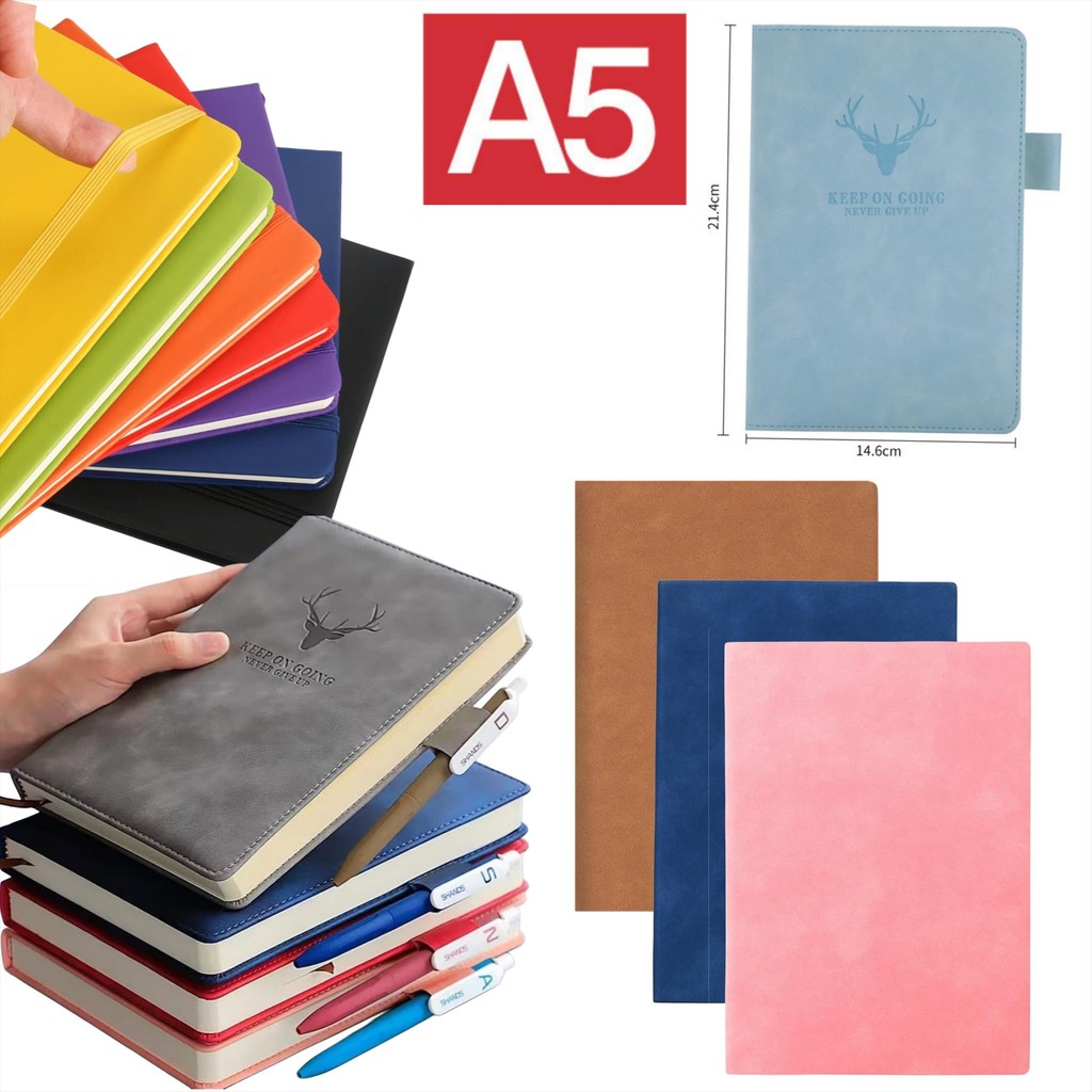 

MW072 Buku Notebook Kulit A5 Note Book Notes Harian Catatan Belajar Kuliah Seminar Agenda Kantor Journal