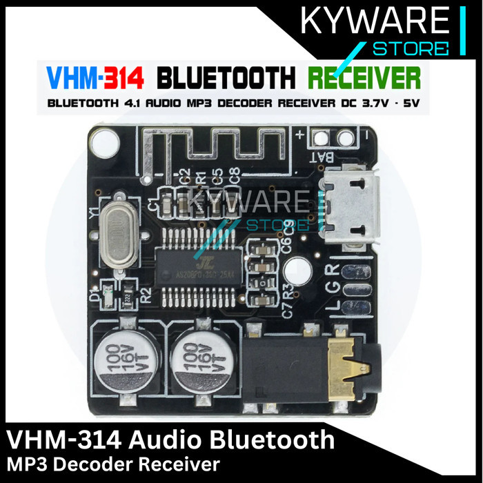 BYE99 VHM314 Module MP3 Bluetooth 4.1 VHM 314 Audio Stereo Decoder Receiver