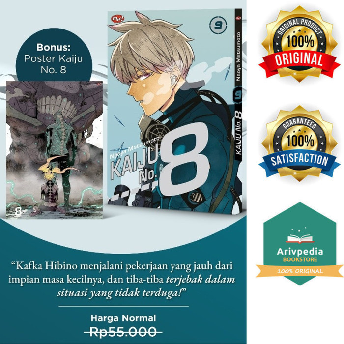 Kaiju No. 8 vol 9 by Naoya Matsumoto (Poster)