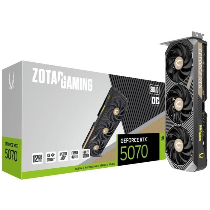ZOTAC VGA GEFORCE RTX 5070 12GB SOLID OC GDDR7