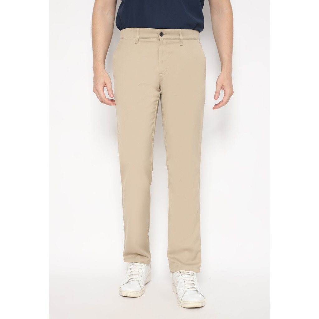Jack Nicklaus Theo Celana Panjang Pria Slim Fit Khaki