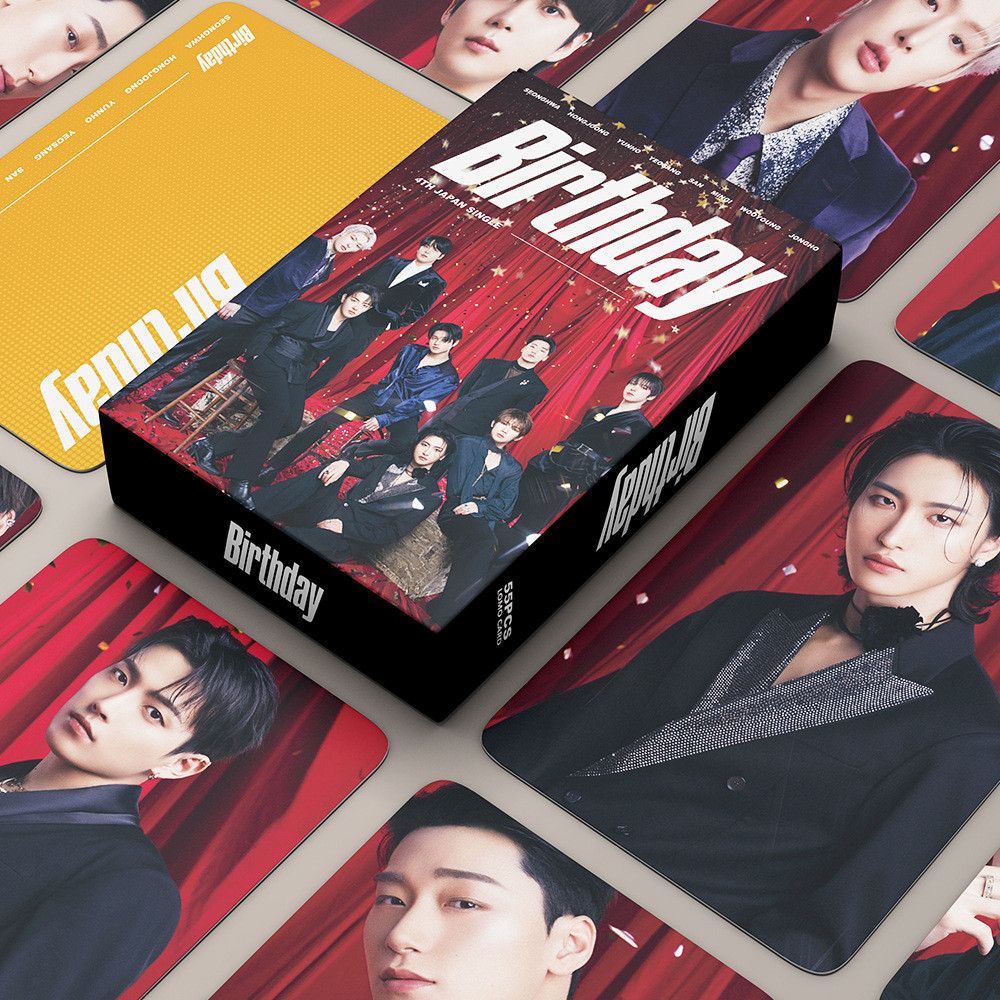 

55pcs/set Kpop ATEEZ Lomo Cards THE WORLD EP.1 : MOVEMENT Guerrilla Photocards High Quality New Arrivals