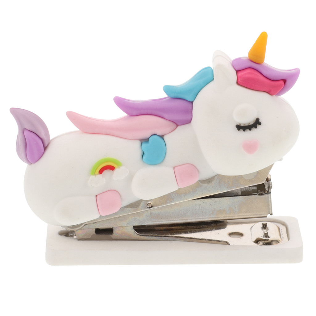 

Mini Stapler Supplies Cute Play Toys Handheld Home Accessory Decorative Stationery