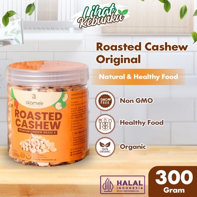 

ALAMEE Kacang Mede Panggang Roasted Cashew Mete Mente Oven Matang 300 gram LIHAT KEBUNKU