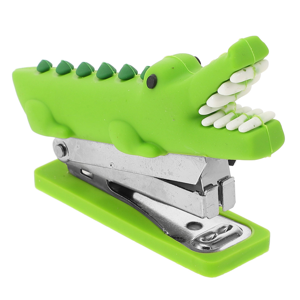 

Mini Stapler Office Decorative Hand for Desk Stationery Cartoon Portable Fashion Silica Gel