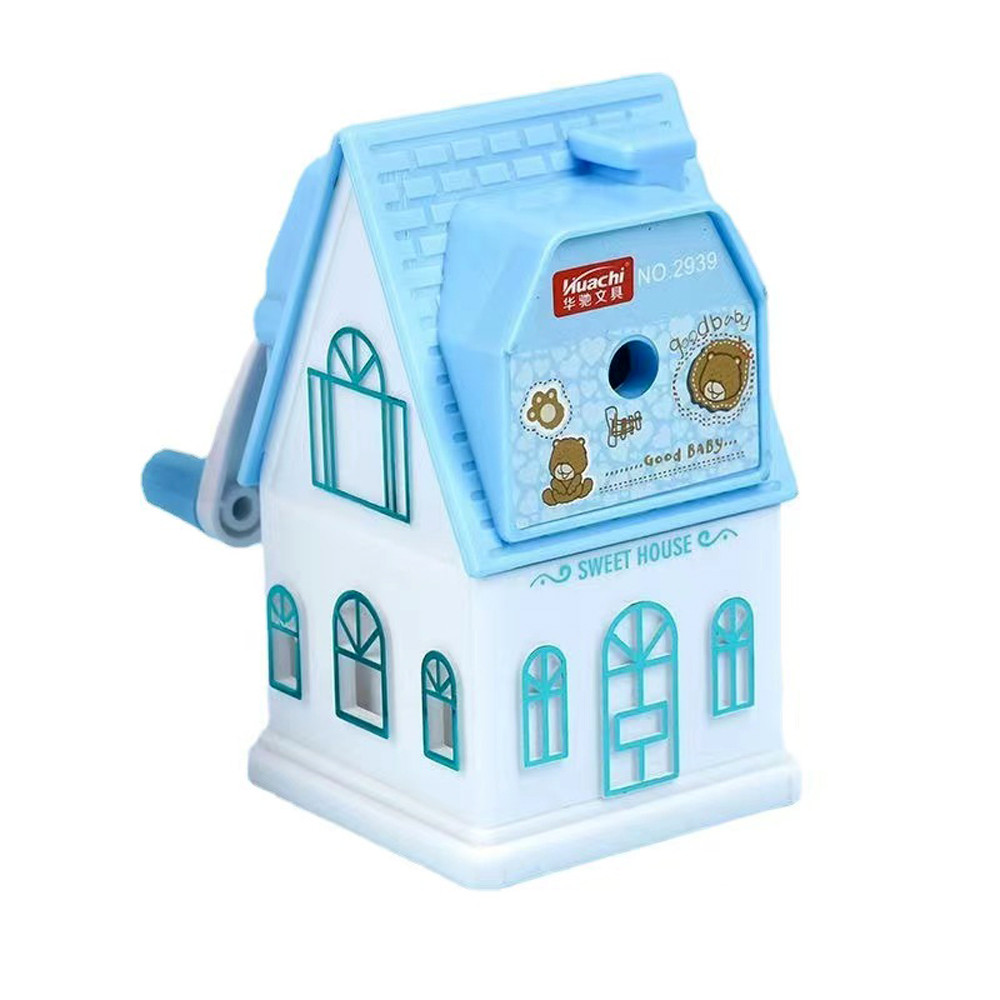 

Cartoon Castle Shape Hand-held Mechanical Pencil Sharpener Student Kids Gift Stationery School Student Pencil Sharpener