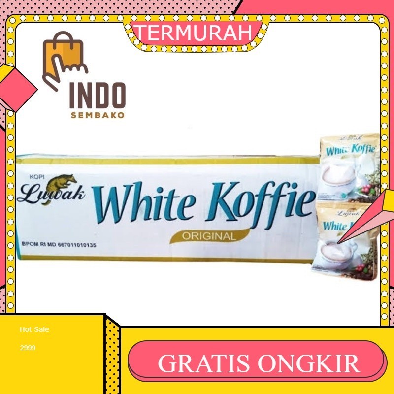 

luwak white coffee isi 120 sachet dus / Kopi Luwak dus / Kopi Luwak rencengan sachet