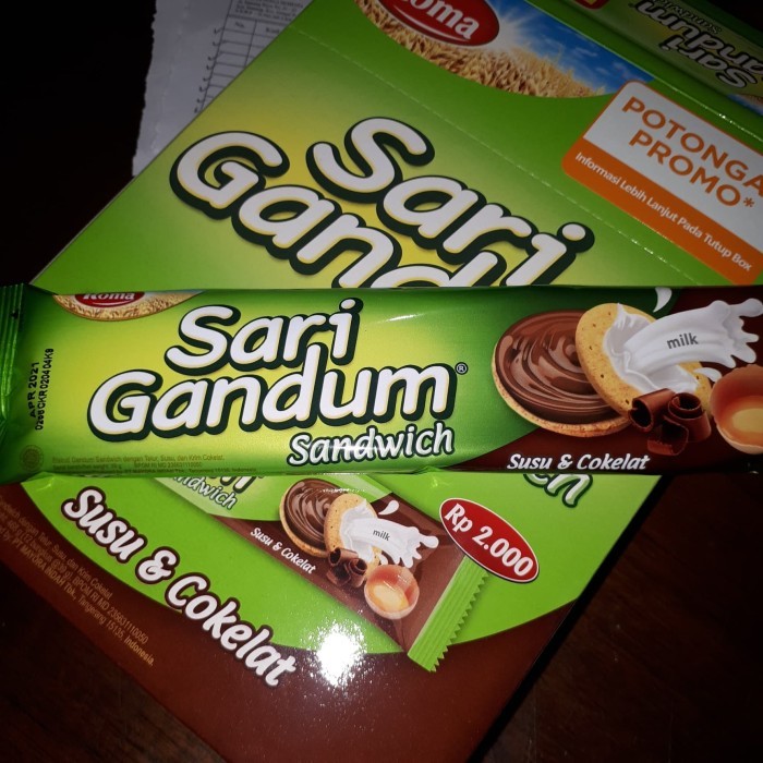 

roma sari gandum coklat 39gr