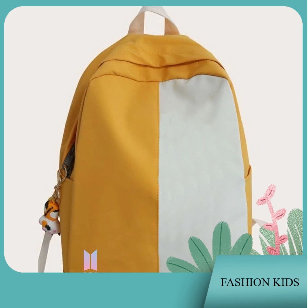 TJB Tas Sekolah Korean Style Ransel BTS Simpel Kekinian Fashion Kids 04
