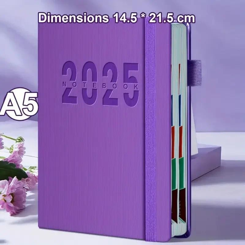 

A5 Diary 2025 English Schedule Notebook 365 Days Notebooks Notepad Sketch Book Sketchbook Agenda Planner Journal Writing Pads