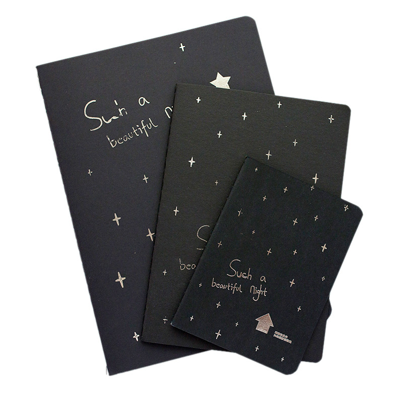 

1 Notebook Diary Black Paper Notepad 16k 32k 56k Sketch Graffiti Notebook For Drawing Painting Office School Stationery Gifts