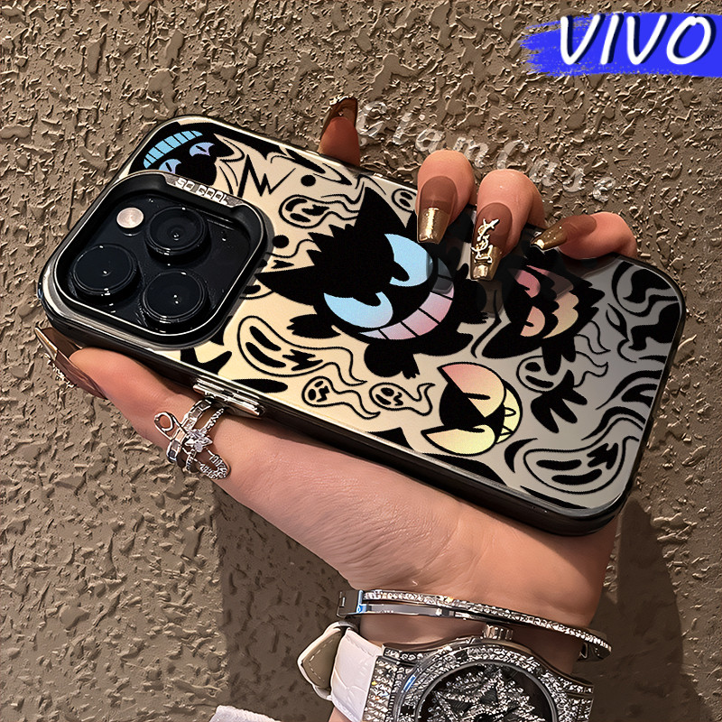 Keren Gengar Glossy Hologram PC Case VIVO Y17s Y12 Y12S Y15s Y21 Y03 Y16 Y22 Y18 Y02 Y17 Y27s Y30 Y9