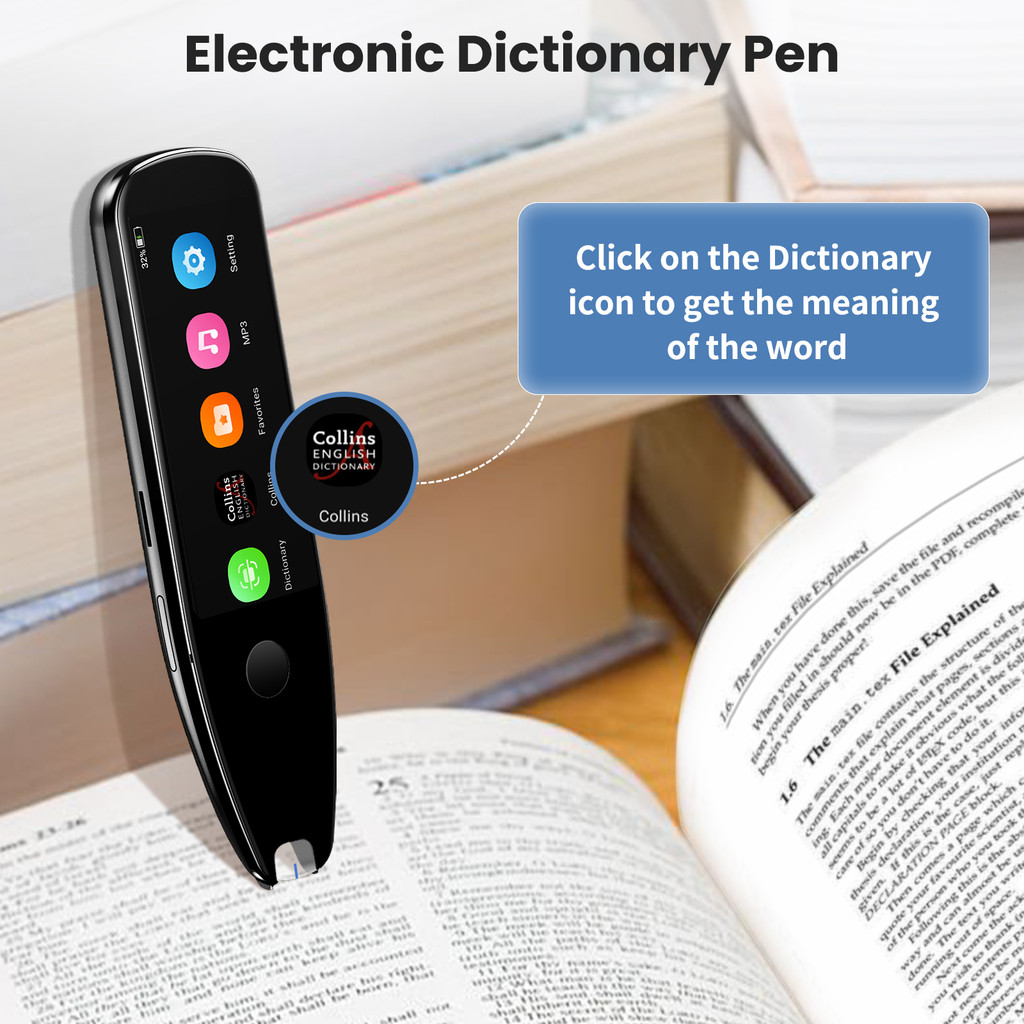 

X5PRO Smart Scanning Translator Pen Offline+WIFI Real Time Translation Scanner Text Scanning Photo Reading Translate Dictionary