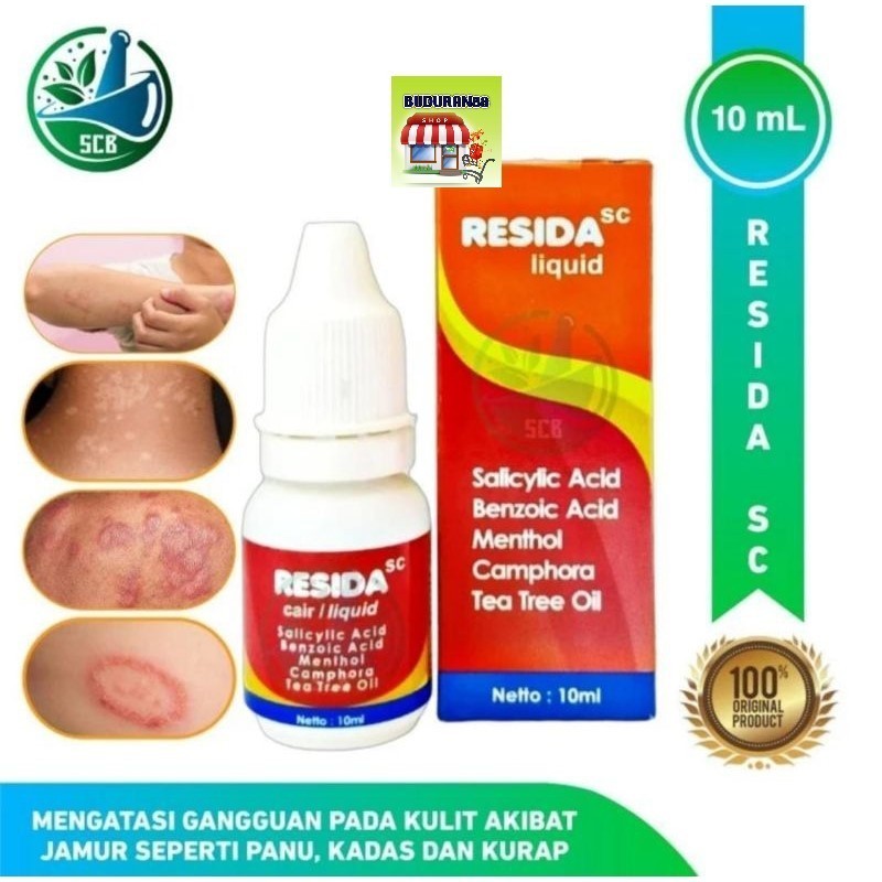 Resida Cair Obat Panu Original kadas kurap kutu Air