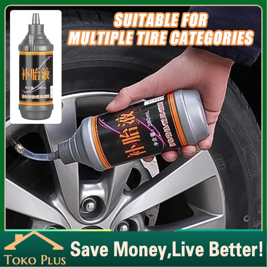 Cairan Tambal Ban Tubeless Cairan Anti Ban Bocor Khusus Ban Mobil Super Tyre Sealant Cairan Ban Tubl