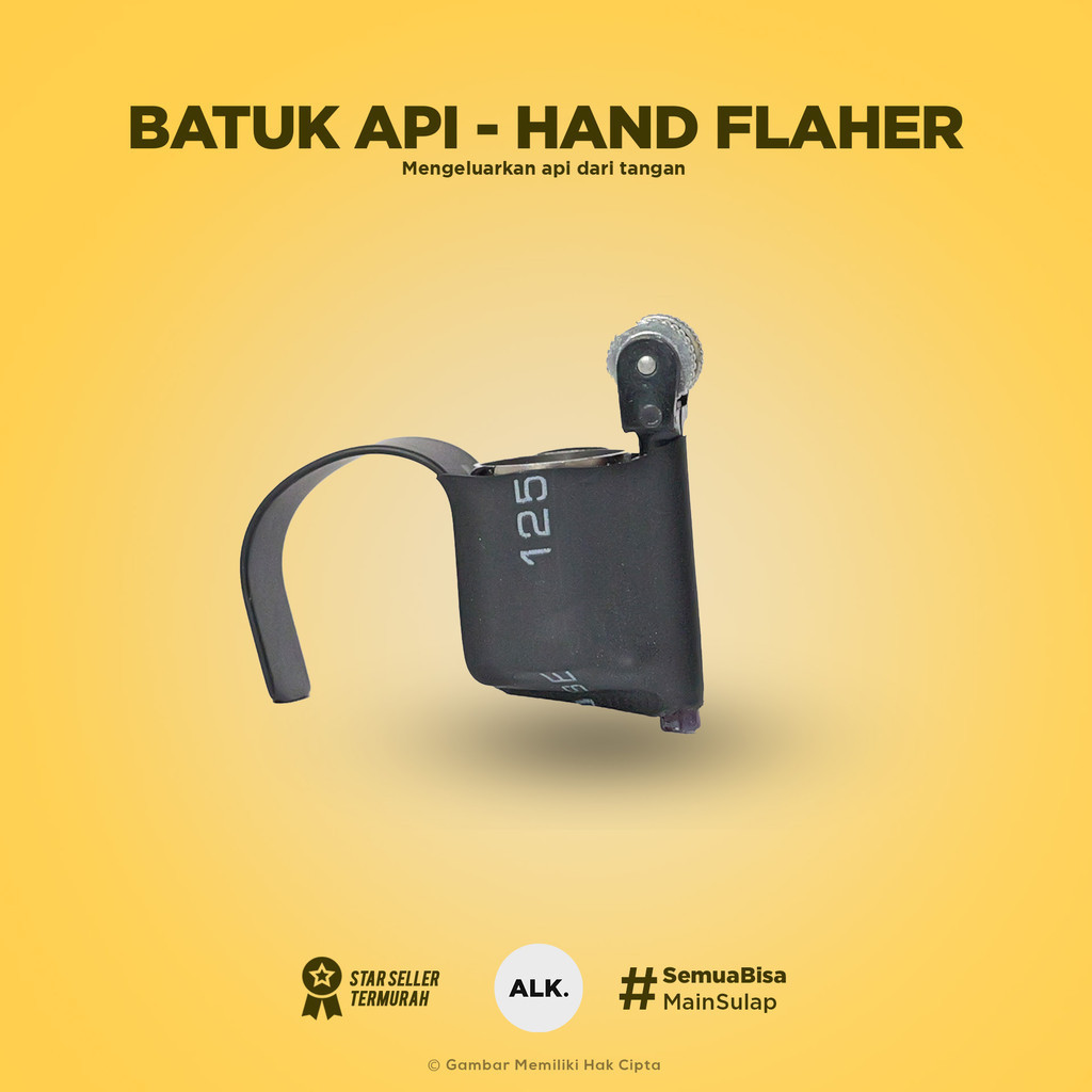 Batuk api - Alat sulap Hand flasher - Tangan api
