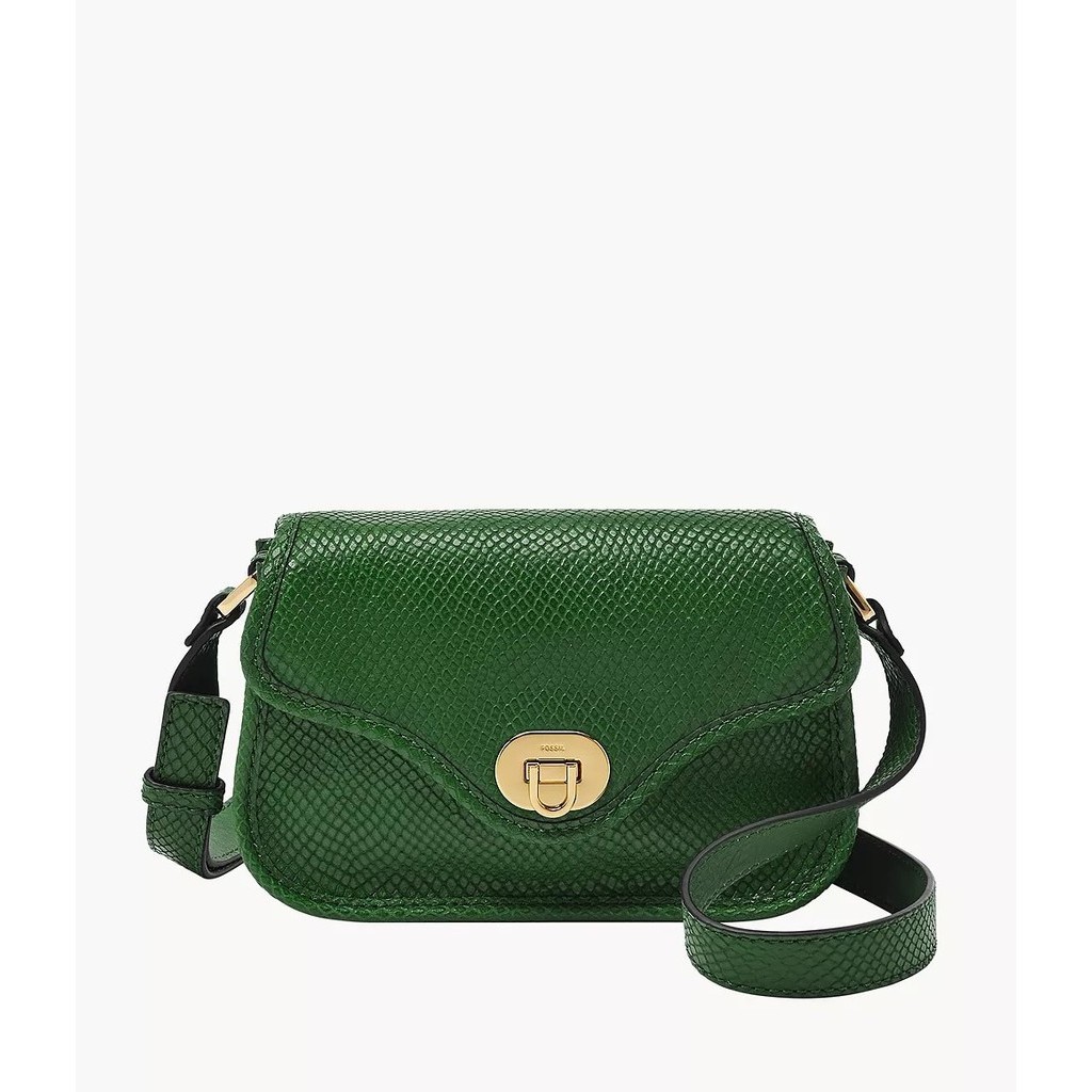 Fossil Heritage Mini Flap Medium Green Tas Wanita ZB1874-310