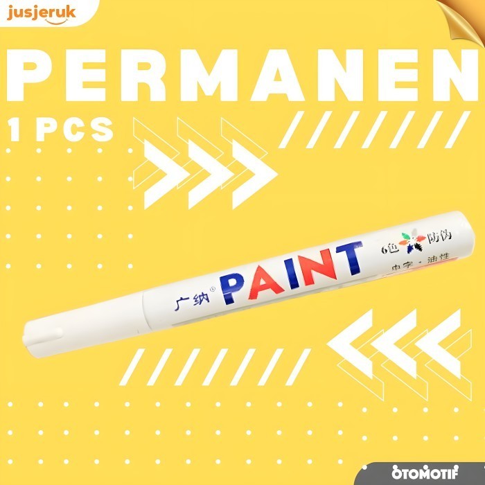 

JFactory Spidol Marker Painting Hias Ban Permanen White Putih - Tipe B