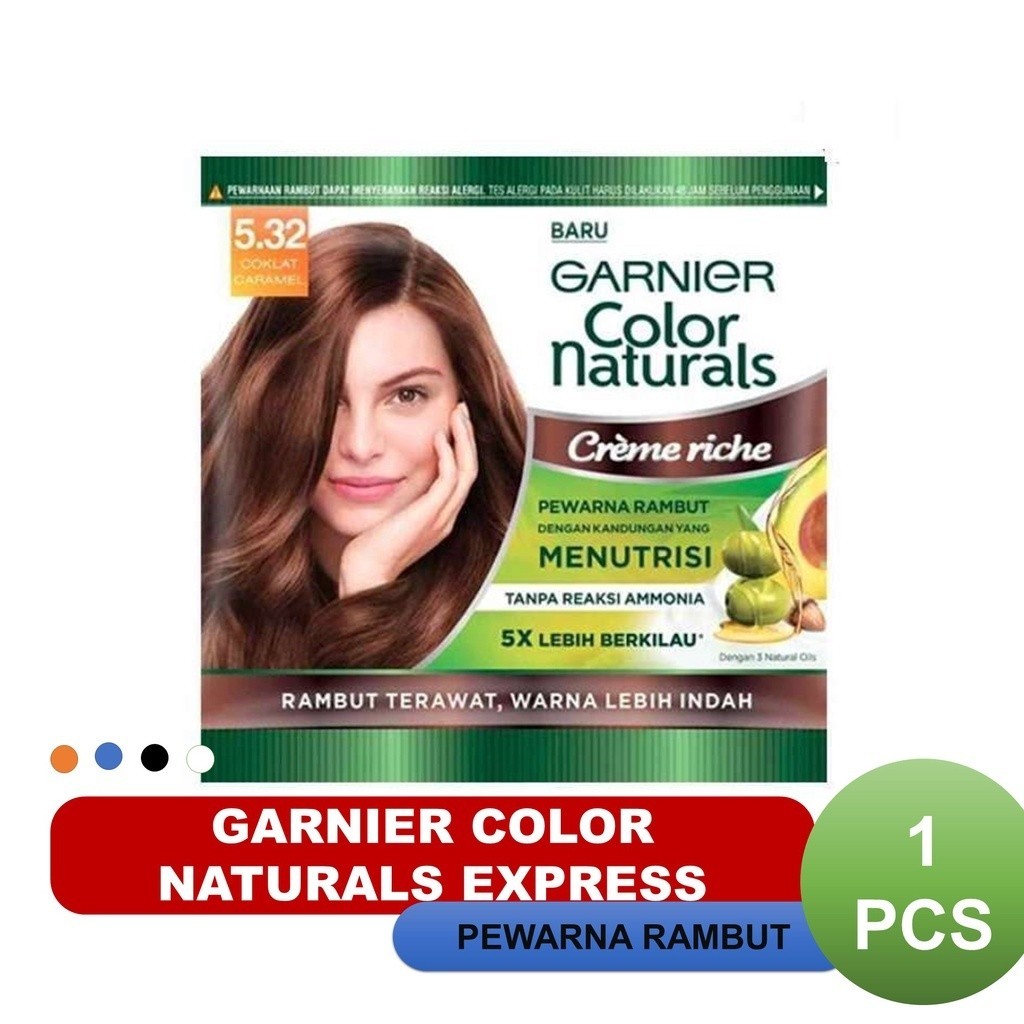 Garnier Color Naturals Express Cream Coklat Kehitaman