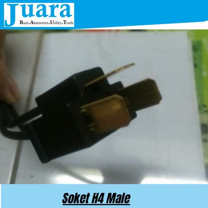 Soket Male H4 Soket lampu H4