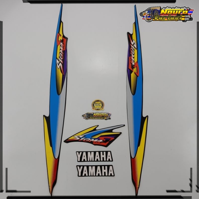 Aksesoris COD Striping Yamaha Sigma body standar biru