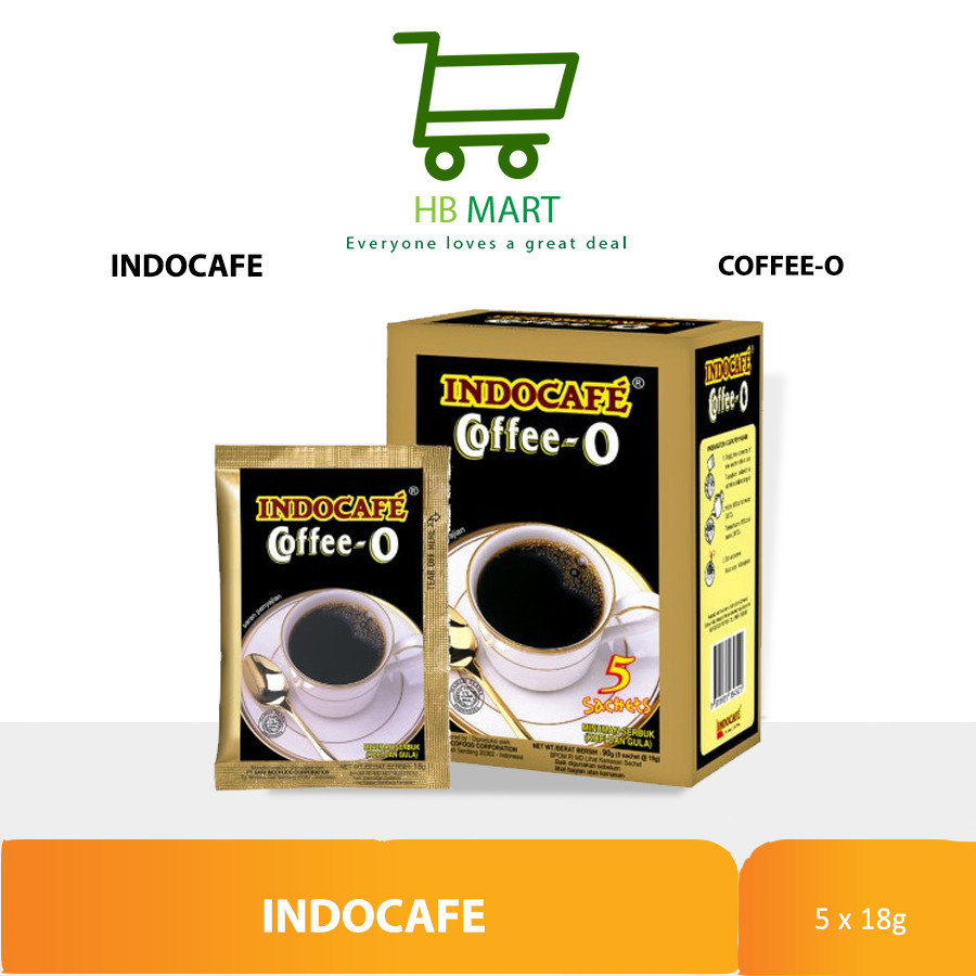 

INDOCAFE COFFEE-O BOX 5'S X 18GR