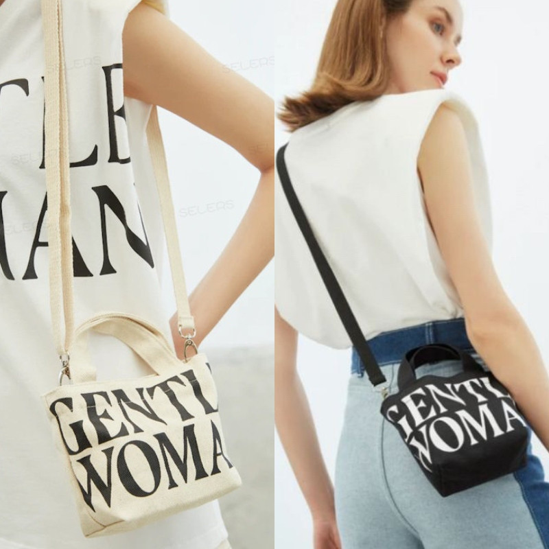 (ANL)Tas Wanita Gentlewoman Bag Mini Gentle Woman Bag Sling Bag Tas Cewek Tas Selempang Gentlewoman Mini Bag Tas Kanvas
