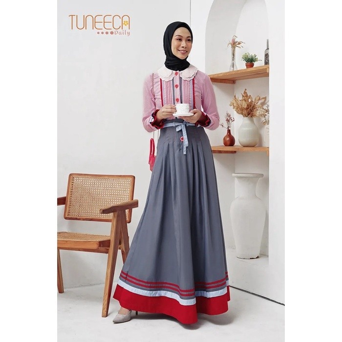 FLASH SALE TUNEECA DAILY GAMIS Eleonora - DG-0423004 | Gamis Simple Elegan