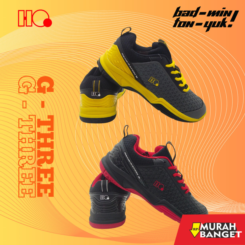 Sepatu olahraga- Hi-Qua Gen 3 Sepatu Badminton Bulutangkis