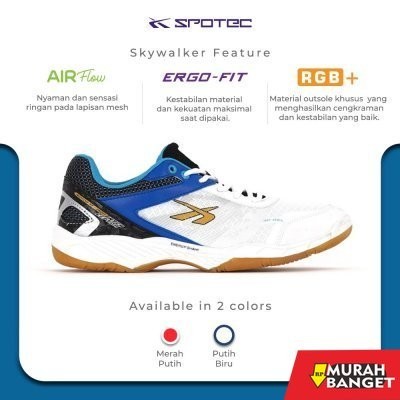 Sepatu olahraga- Sepatu Pria / Sepatu Badminton / Spotec / Interceptor
